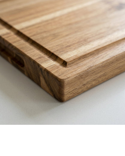 Kxvpn Reversible Acacia Juice Groove Cutting Board Natural - Detail view